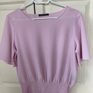 Women's light pink top